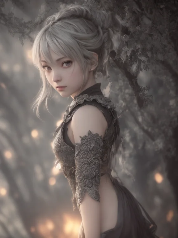 Anime Fantasy, Girl In Hell, Extremely Detailed Cg Unity 8k...