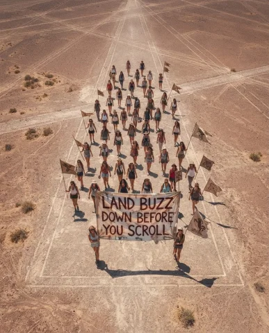 Group Of. Preety Women Do .not Robat .sign Land Buzz Down Be... — Stable Diffusion AI Prompt: Group of. Preety women do .not robat .sign "land buzz down before you scroll ".o...