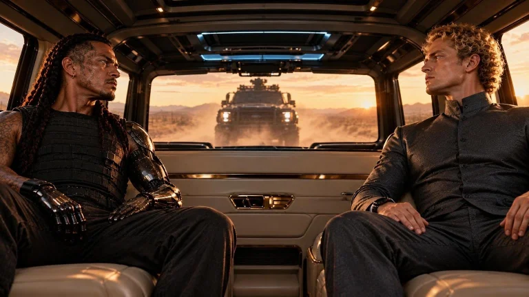 Increas Ethe Distance Between The Two Men. Leur Genou Ne Se...