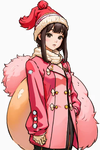 1girl, Loragyakuten1, The Winter Of Peace, It Is Very Fashio... — Stable Diffusion AI Prompt: 1girl, , "The Winter of Peace", it is very Fashionable and Inspired, Simple illu...