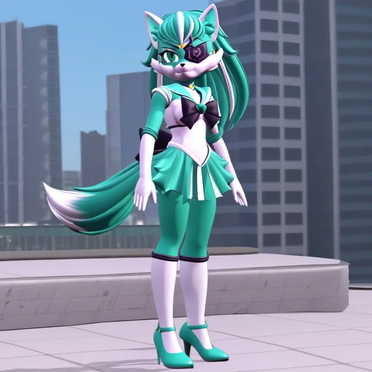 Inlnapxl, Body Fur, Tail, Wolf Tail, Animal Nose, Snout, Ani...