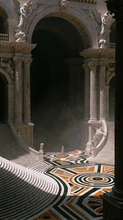 Cinematic Architectural Wide Shot With Extreme Environmental...