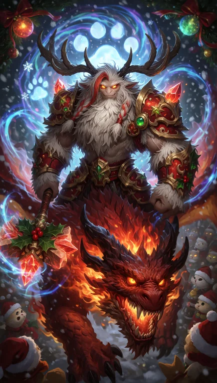 The Image Depicts A Single Fantastical Creature With The Upp...