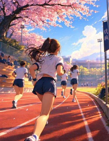 Loratraining2617621-20260929144114582-s87t1 Score9, Score8,... — Stable Diffusion AI Prompt: (score_9, score_8, score_7) z1os, broad Japanese high school running track scen...