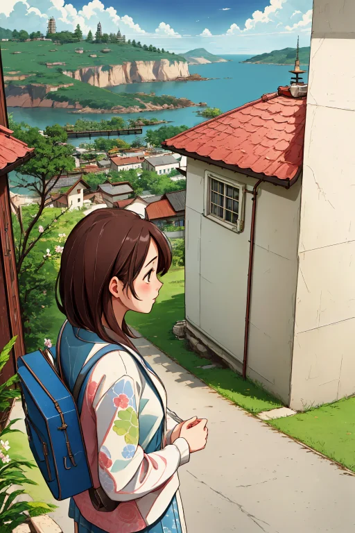 1girl, Loracastella1.2 Castella, Dragoncore, Landscape Of A...