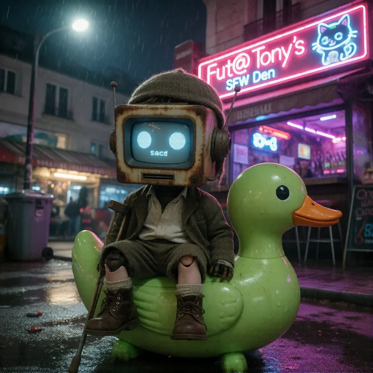 A Rusted Chibi Soviet Robot Named T1m That Looks Like A Brit...