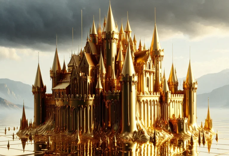 Liquidgoldmorph, Dripping, Drawn To The Castles That Float I...