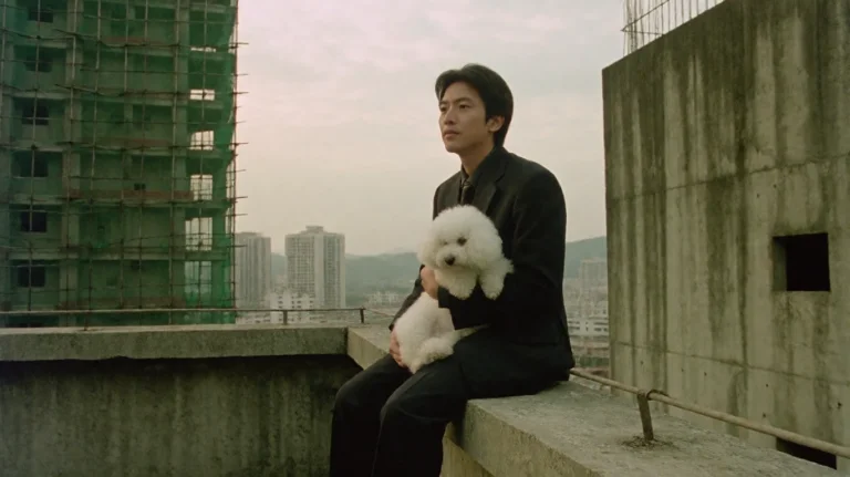 Oldby2003, A Man In A Dark Suit Sits On A Concrete Ledge, Cr...