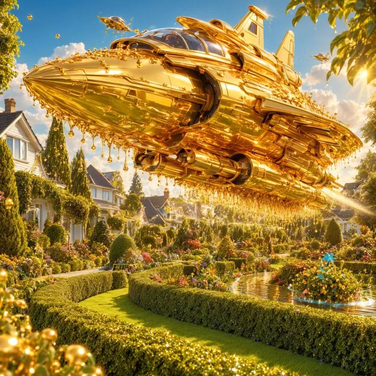 Masterpiece, Absurdres, Vibrant, A Cyborg Gardener Trimming...