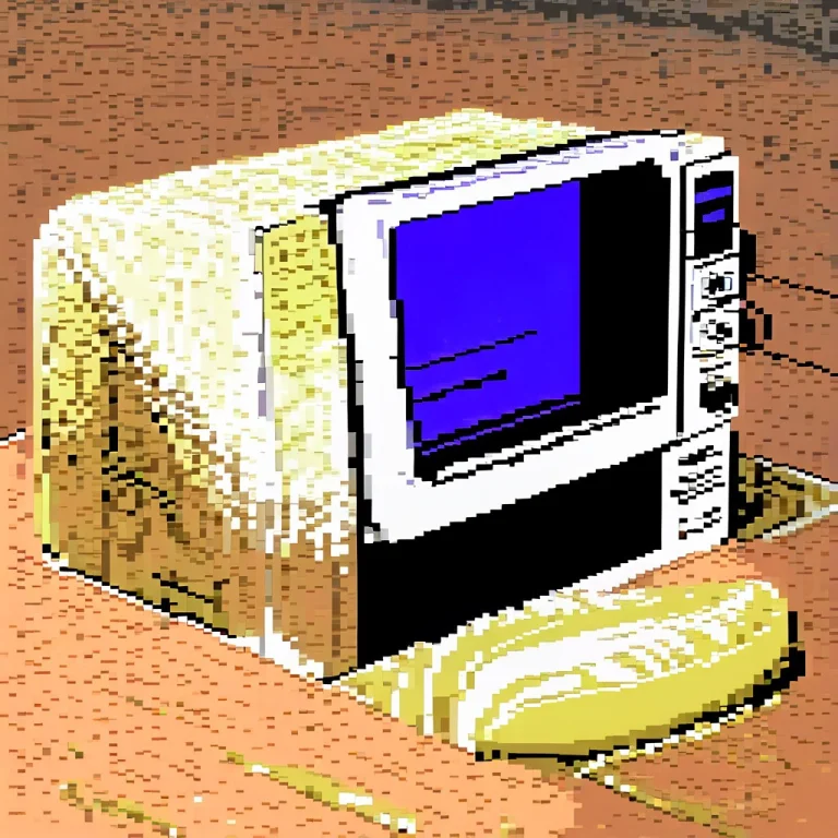 64gr4ph1cs Style,pixel Art,all In The Microwave,half Of The...