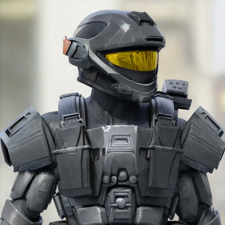 Halrrec, Armor,, Helmet,visor, , Shoulder Missile,, Portrait...
