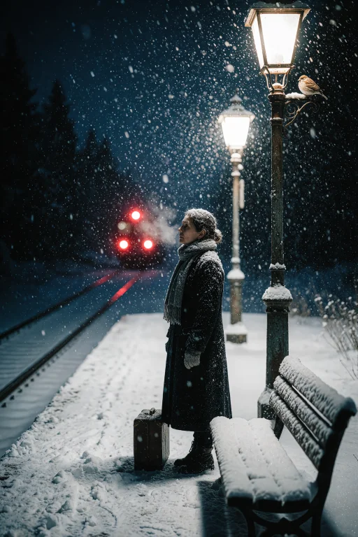 Zidiusart. A Photograph Of An Empty Rural Train Platform At...