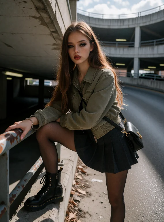 Kscs13nn4ksc, Editorial Urban Portrait, 22 Year Old Woman Pa...