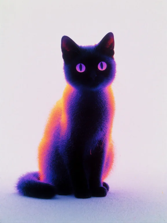 Thermal Imaging Gradient, Airbrushed Soft Focus, Glowing Aur...