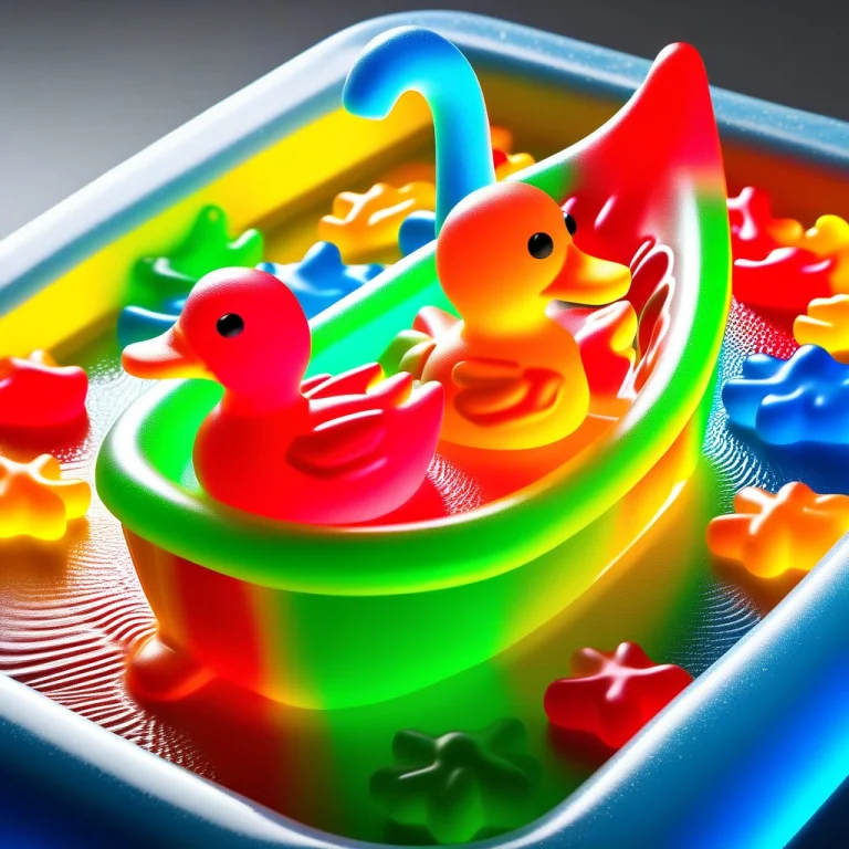 A Close-up, High-detail Macro Photo Of A Vibrant Scene Insid...
