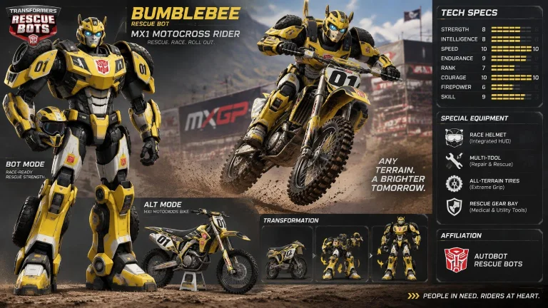 Bumblebeerescuebot As A Mx1 Motocross Rider Mxgp Or Dirt Ral...