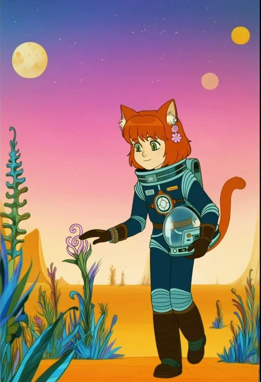 1boy, Trap, Flat Chest, Skinny, Catboy, Red Tail, Red Cat Ea...