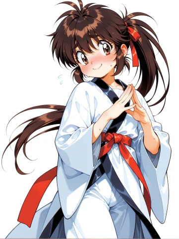 Masterpiece,best Quality,newest, 1girl,solo, Retro Artstyle,... — SDXL AI Prompt: masterpiece,best quality,newest, 1girl,solo, retro artstyle,,kazuho,antenna hair...