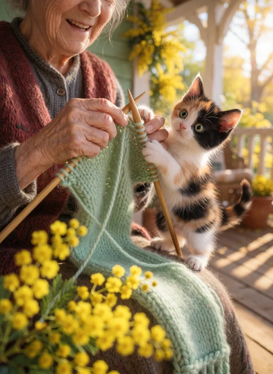 A Heartwarming, Whimsical Candid Photograph With Rich Tactil...