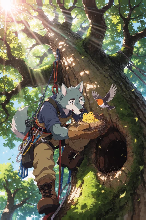 A Breathtaking Hand-drawn Anime Watercolor Painting In A Ver...