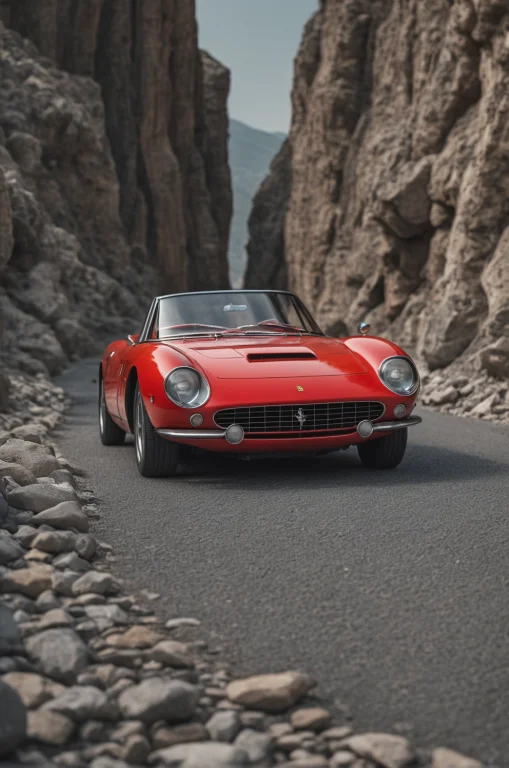 Loraroth Classic0.0,asdxohnxa. Classic Car,, A Red Ferrari P...