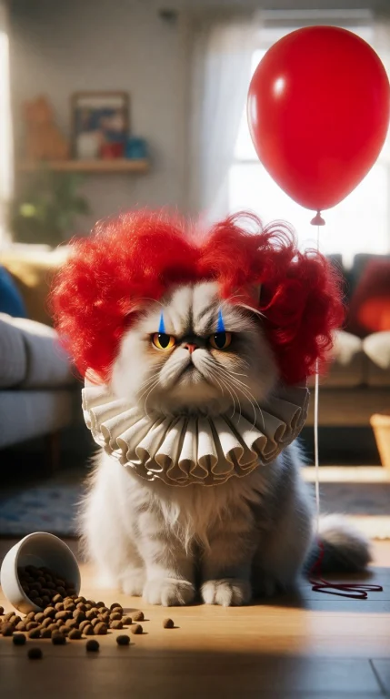 A Hilarious, High-comedy Photograph Of A Grumpy, Chubby Whit...