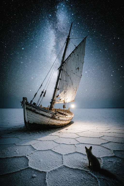 Zidiusart. A Photograph Of An Old Wooden Sailboat Stranded O...