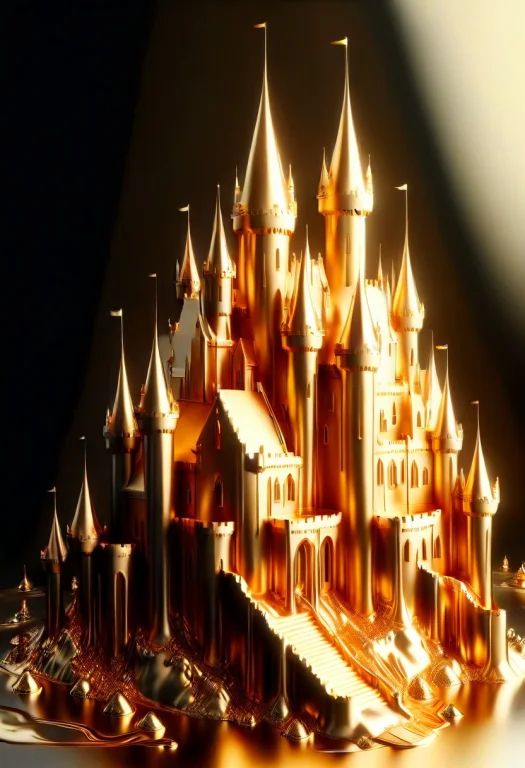 Intricate, Detailed, Castle1.5, Liquidgoldmorph
