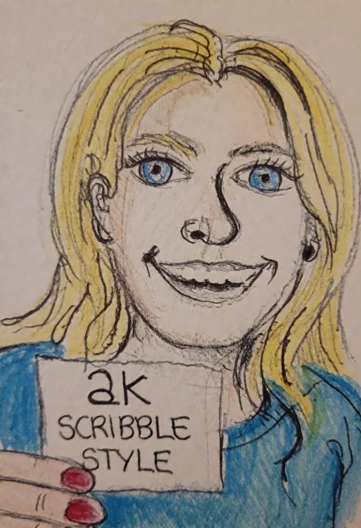 2kd00dl3, Stylized Pencil Drawing. In The Foreground Is The...