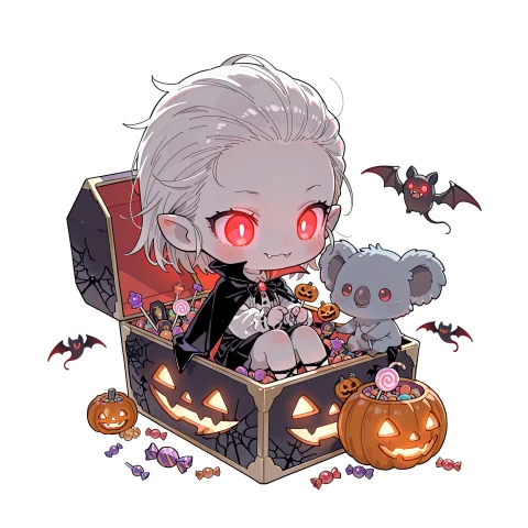 Best Quality, Safe, Chibi, Small Cute Koala, Dressed As A Ti... — Stable Diffusion AI Prompt: best quality, safe, chibi, small cute koala, dressed as a tiny dracula, miniatur...