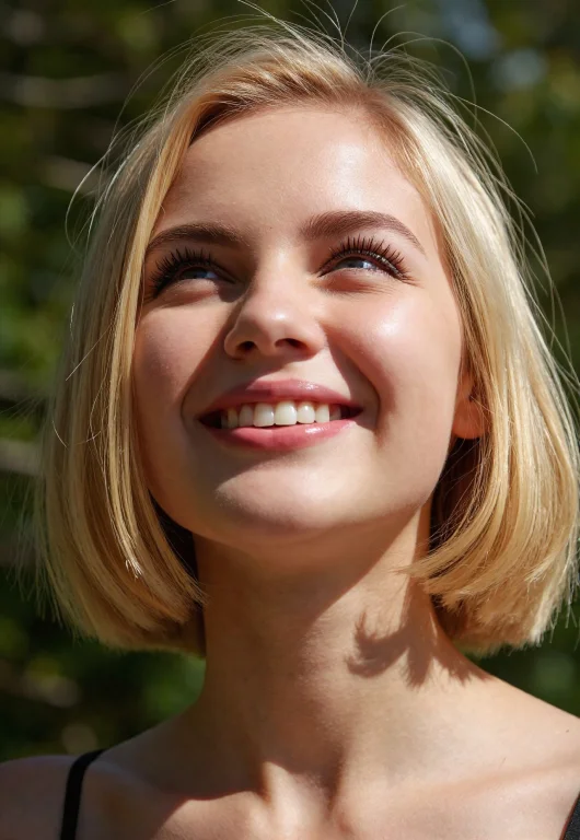 1girl, Lovely1.5 And Angelic1.5 Face1.5, Looking Up, Thin2 A...