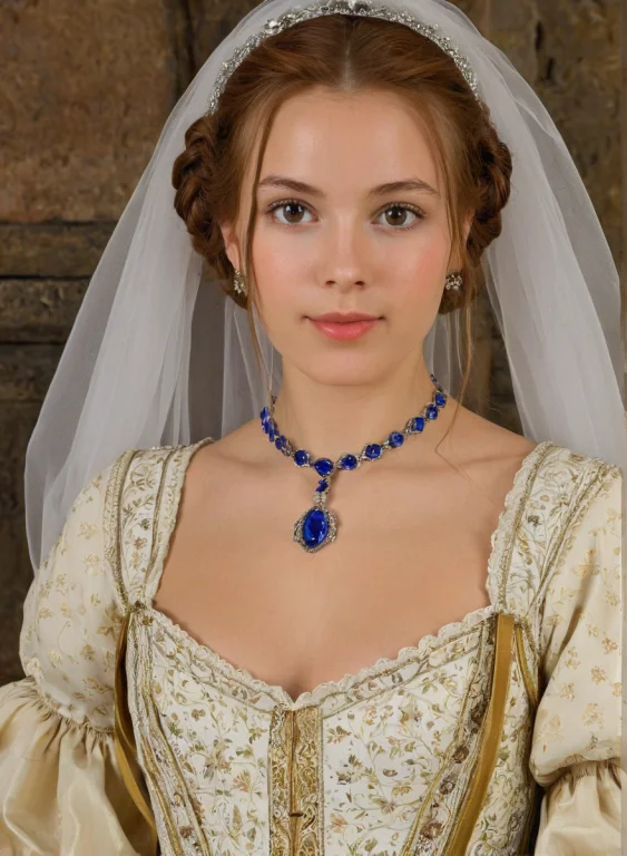 Photo Of A Demure 18 Year Old French Woman In Traditional Dr...