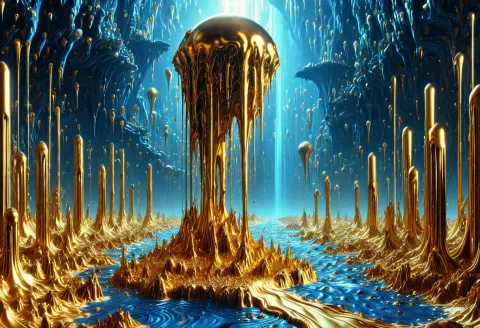 Liquidgoldmorph, Dripping, Escapism, The End Of The Road Las... — SDXL AI Prompt: liquidgoldmorph, dripping, Escapism, the end of the road Last judgement's last d...