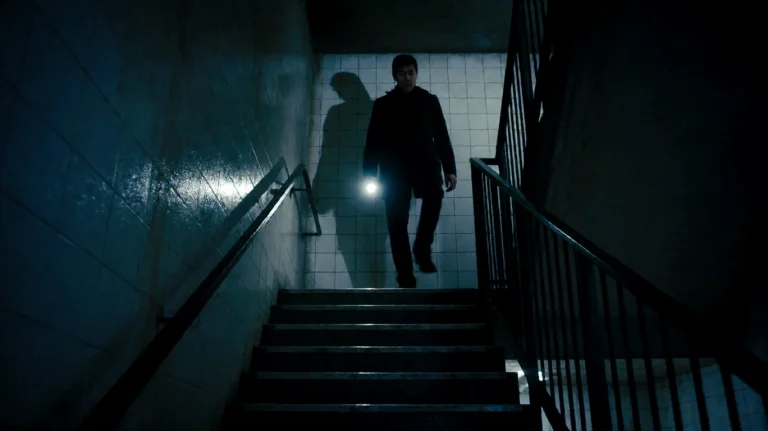 Undrwrldaw2012, A Lone Figure Descends A Narrow, Steep Stair...
