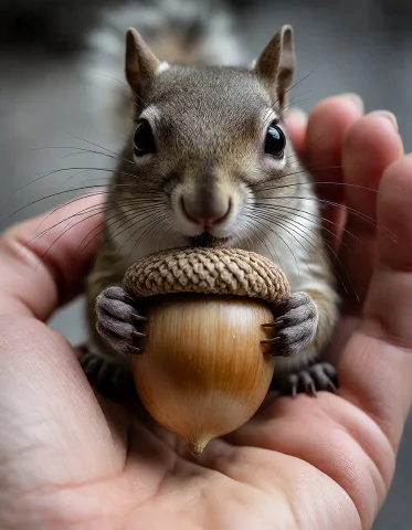 Highleveldescription A Hyperrealistic 3d Render Of A Tiny, C... — Stable Diffusion AI Prompt: { "high_level_description": "A hyperrealistic 3D render of a tiny, cute squirrel...