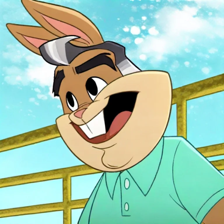 Male, Anthro, Bunny, Grey Hair, Brown Fur, Off-topic, 1boy,...