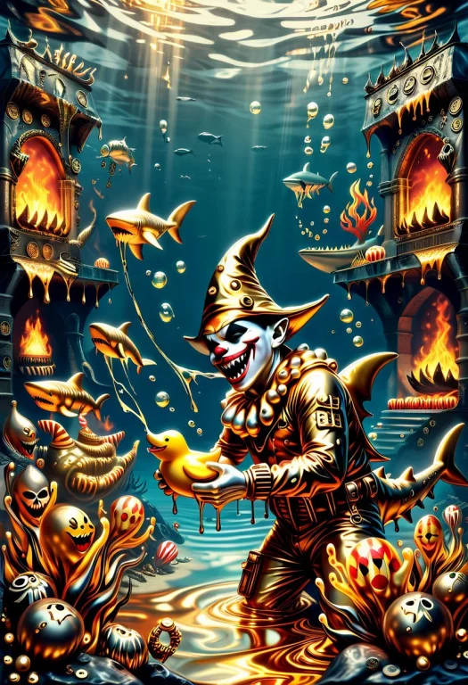 Made Of Burning Molten Gold Fire Burning Fire Teeth Made Of...