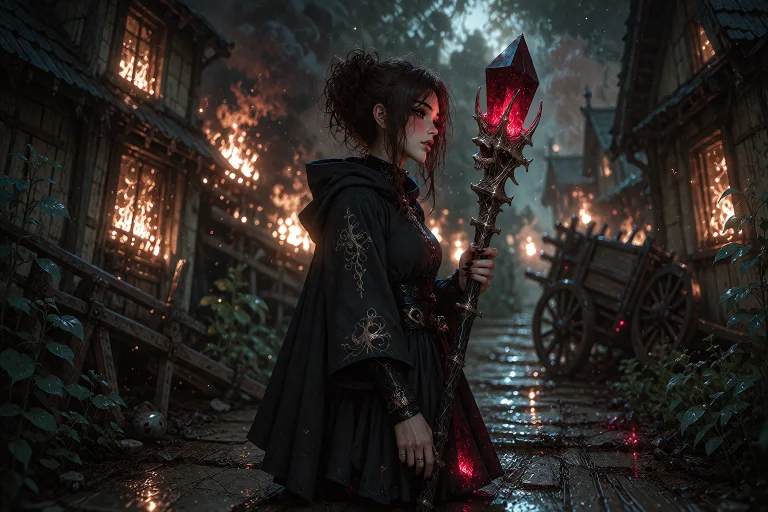 2.5d Semi-realistic Digital Painting, Painterly Concept Art,...