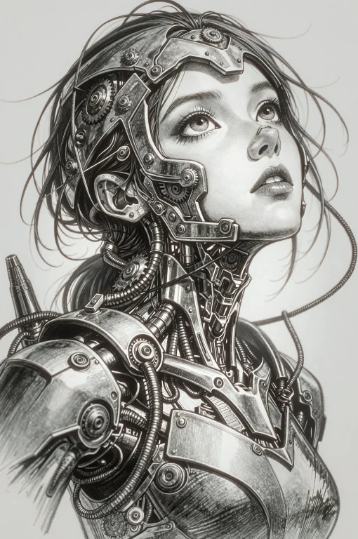 This Is A Highly Detailed, Monochromatic Pencil Or Charcoal...