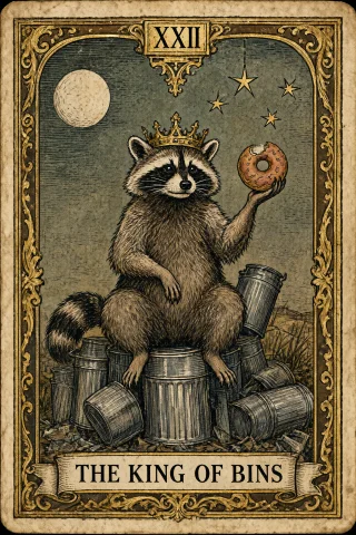 An Ornate Vintage Tarot Card, Illustrated In The Style Of An... — Stable Diffusion AI Prompt: An ornate vintage tarot card, illustrated in the style of an old woodcut with fl...