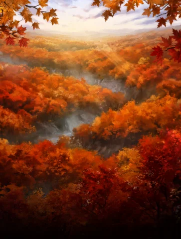 Ckiiistyle, Wide Angle Landscape View, A 2d Environment Back... — Stable Diffusion AI Prompt: ckiiistyle, wide angle landscape view, a 2d environment background depicting a s...