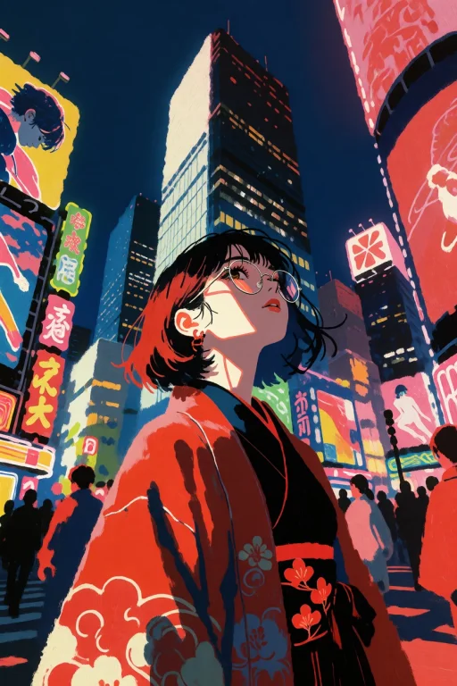 Masterpiece, Very Aesthetic, Nijisis, A Stylish Anime-style...