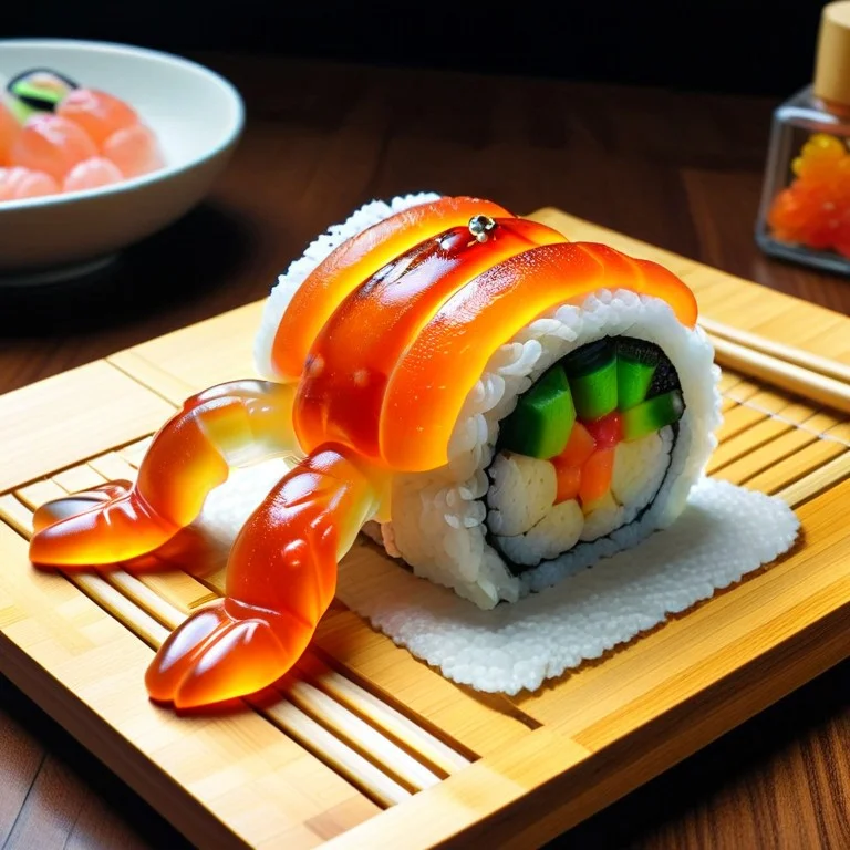 Masterpiece, Best Quality, Gummymorph Crab Sushi Chef Rollin...