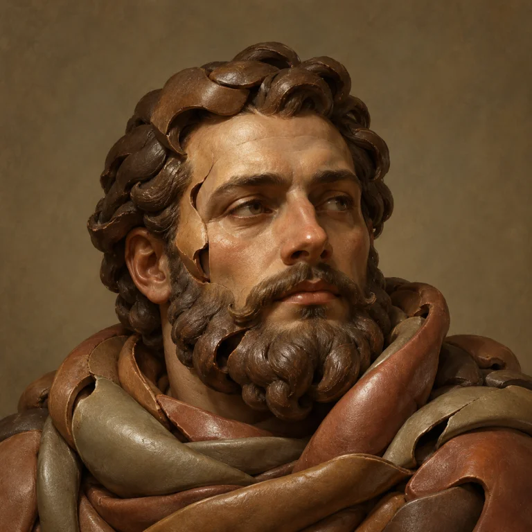 Portrait Dun Homme Barbu, Europen, Du De La Tte La Naissanc...