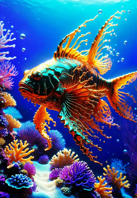 Masterpiece, Best Quality, Score7, Lazypos, Lionfish, Coral...