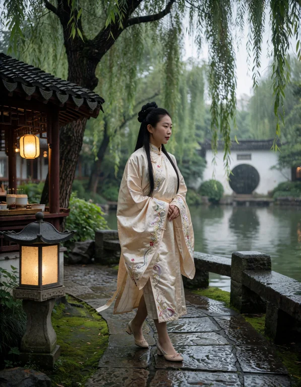 A Quiet And Contemplative Glow Illuminates A Refined And Des...