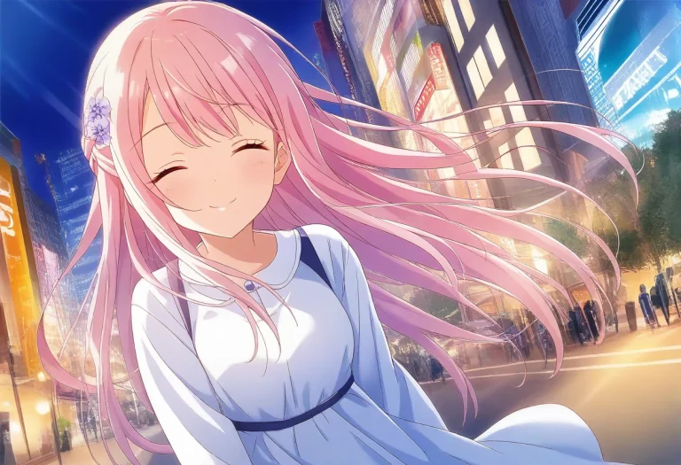 Masterpiece, Best Quality, 1girl, Solo, Long Hair, Pink Hair...