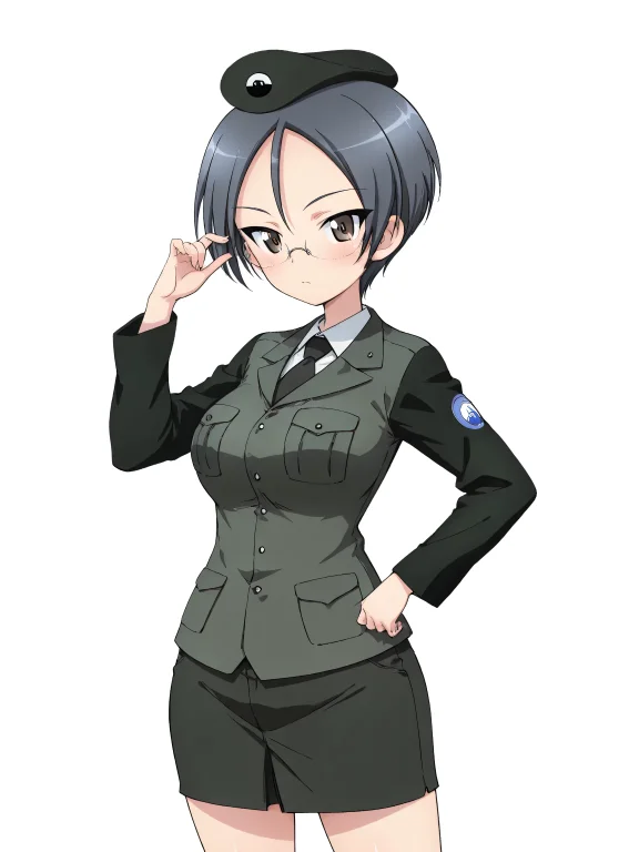 Rumi Girls Und Panzer,glasses,selection University Military...