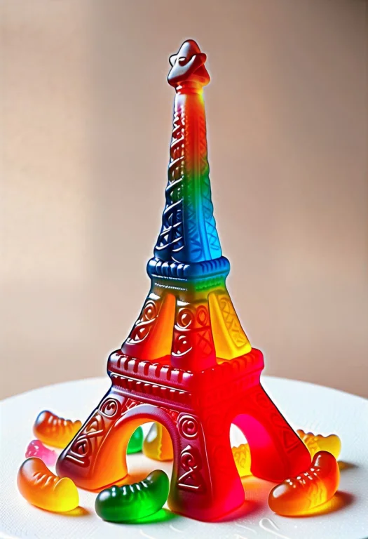 Gummymorph Eifel-tower