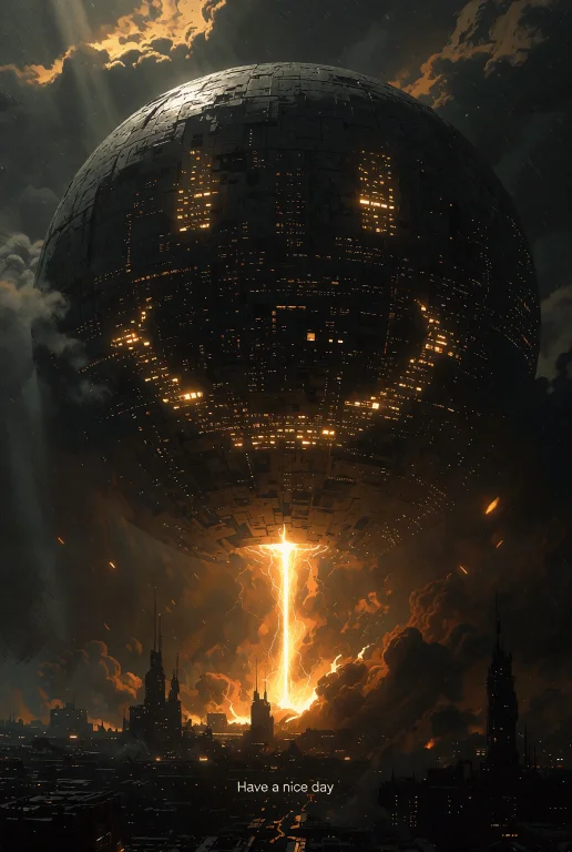 Sci-fi Poster Art Styled As A Fine Digital Painting With Sub...